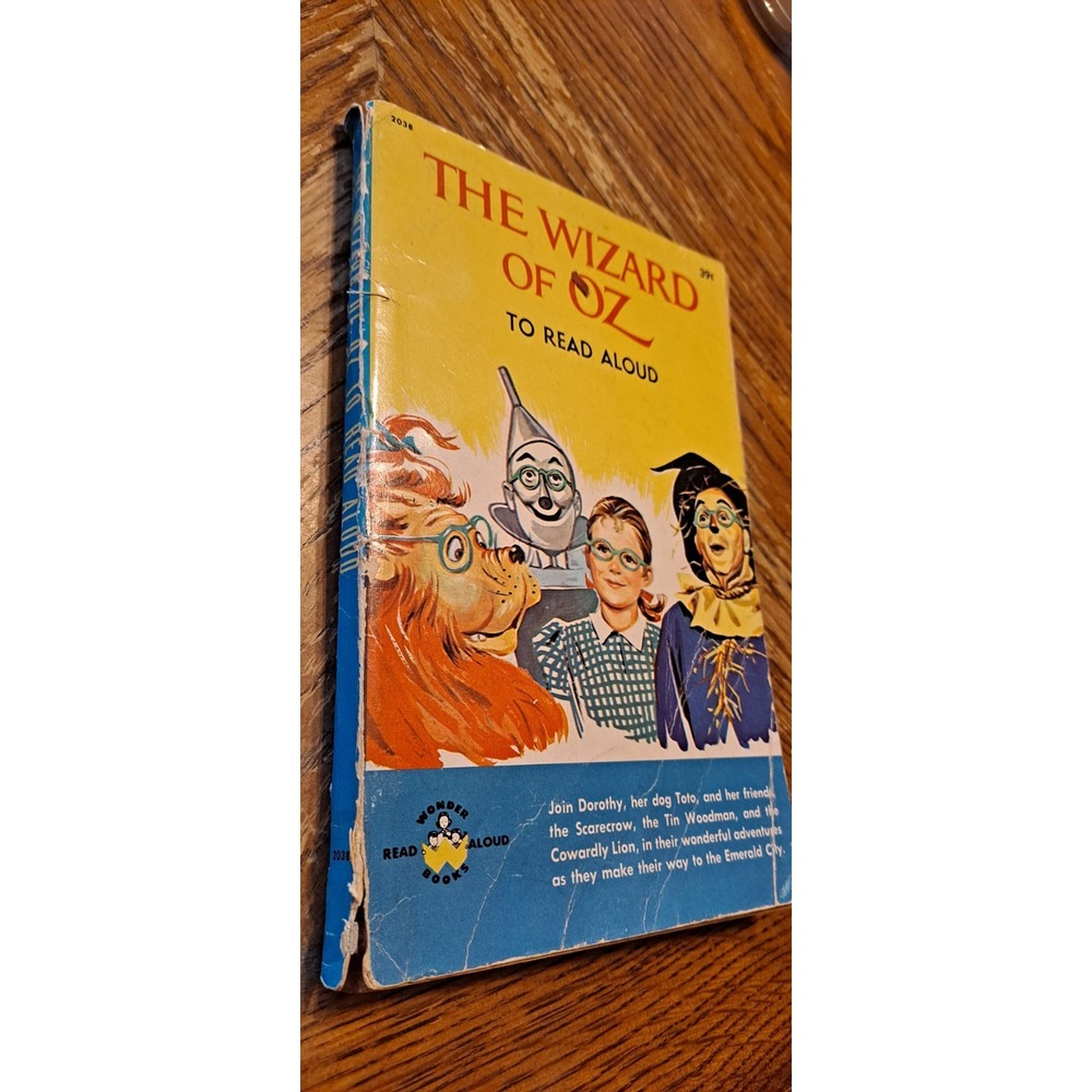 1963 Paperback The Wizard Of Oz To Read Aloud
